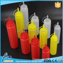 Plastic ketchup sauce squeezable bottle